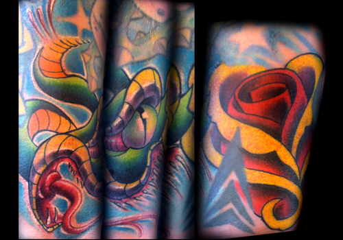 Tattoos - Josh Woods - black 13 Tattoo,Nashville TN